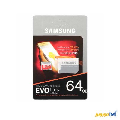 کارت حافظه Micro SDHC ظرفیت 64GB سامسونگ مدل EVO Plus